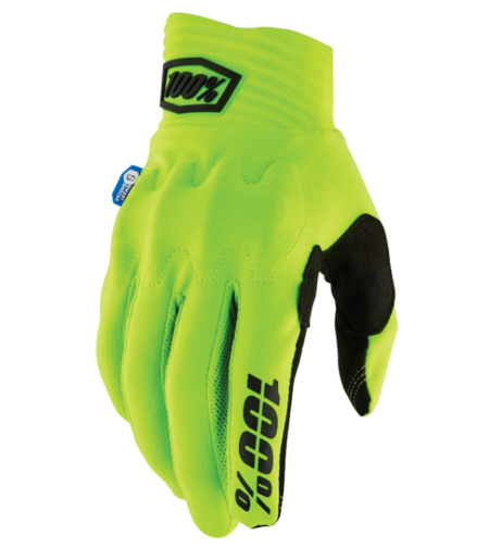 Мотокрос ръкавици 100% COGNITO SMART SHOCK FLUO YELLOW