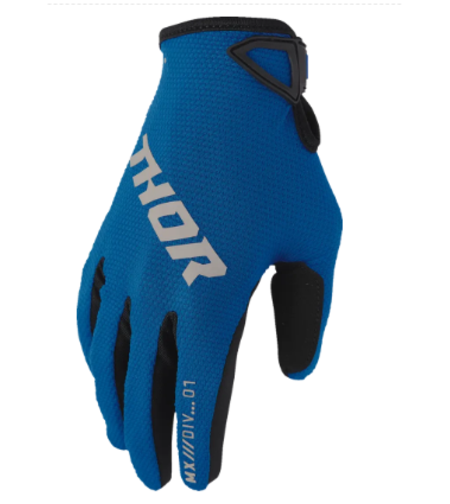 Mотокрос ръкавици THOR RIDEMODE STATIC BLUE