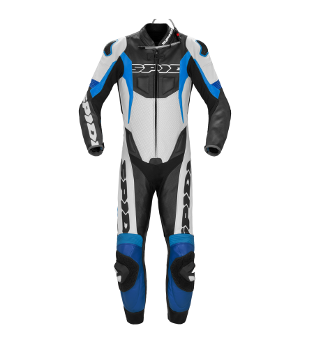 Кожен екип с гърбица SPIDI SPORT WARRIOR PERFORATED PRO WHITE/BLUE