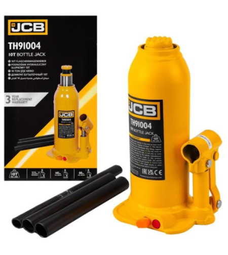 ХИДРАВЛИЧЕН КРИК ТИП БУТИЛКА 10 ТОНА JCB