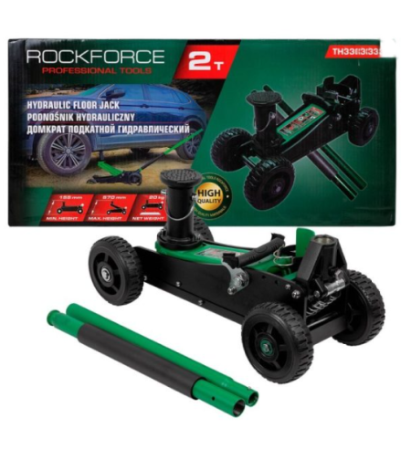 КРИК КРОКОДИЛ ОФРОУД С ДВЕ ПОМПИ 2 ТОНА 155 – 570 ММ ROCKFORCE