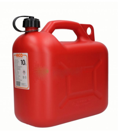Пластмасова туба за гориво с накрайник - 10L