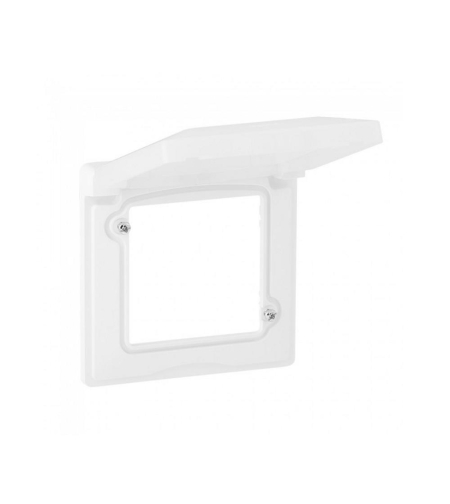 Legrand Рамка с капаче IP44 - 1 х Valena life Бяло