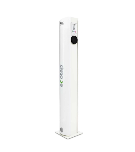 Двойна зарядна станция Ecotap Duo charger кабел 2x8м. Type 2 RAL 9016/9016