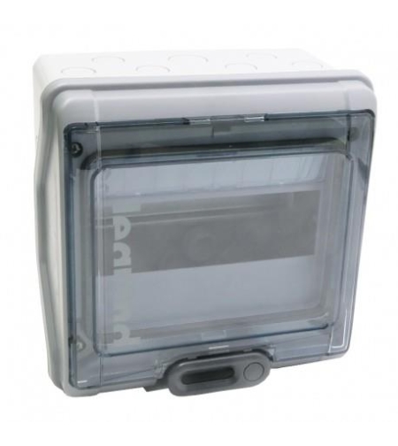 Табло PLEXO³ 1х8М, IP65, ОМ, гумени входове, PE, Legrand