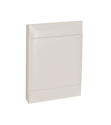 Табло за открит монтаж, 24 (2x12) модула, бяла врата, PE+N шини, Practibox S, Legrand