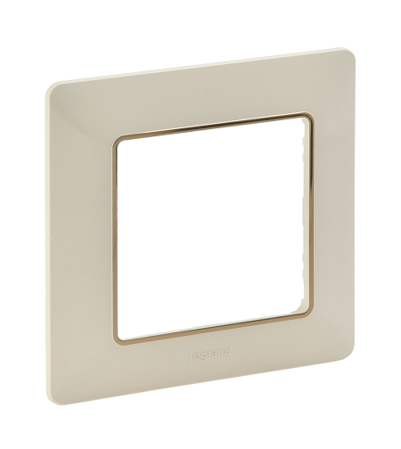 Legrand Рамка 1 х Valena Life Крем злато
