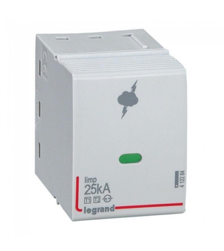 Сменяем модул за катоден отводител SPD T1+T2, 25 kA/полюс, Legrand