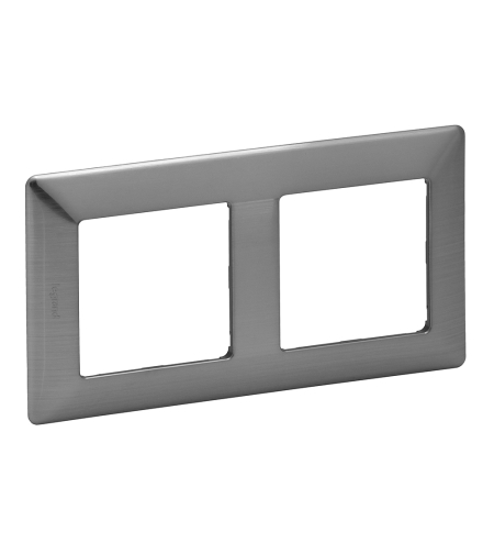 Legrand Рамка 2 х Valena life Инокс