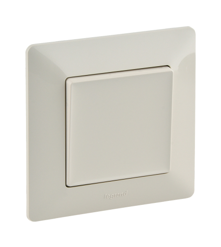 Девиаторен ключ Valena Life 1х, с рамка, крем, Legrand