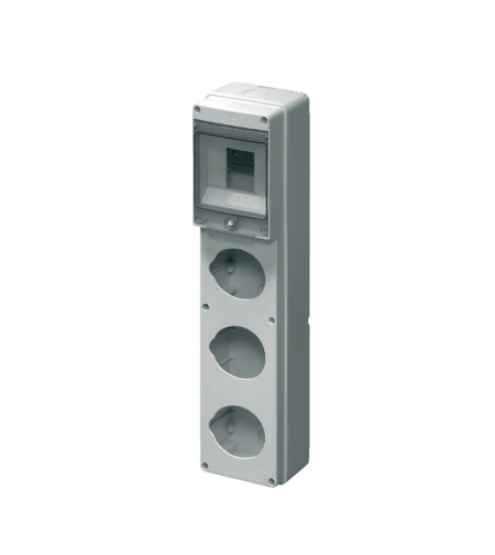 Кутия за АП-4 мод и 3 контакти PRE-CUT 105х430х95, Elettrocanali