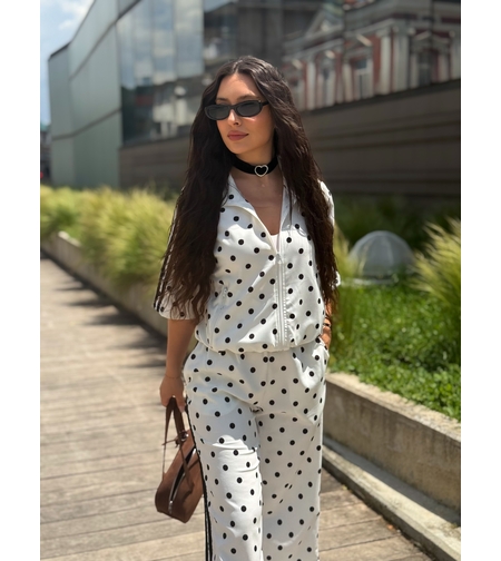 “Dots Vibe Set” white - сет две части