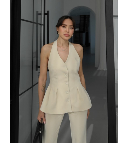 “POWER SILHOUETTE” beige - костюм