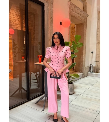“Polka Elegance Blazer” pink - сако