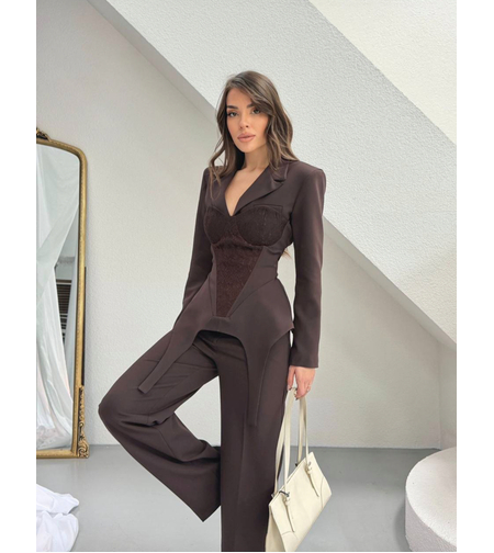 Chocolate Muse – Костюм от сако, корсет и панталон