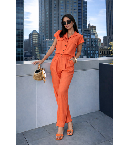 Lina Set Orange – панталон и риза
