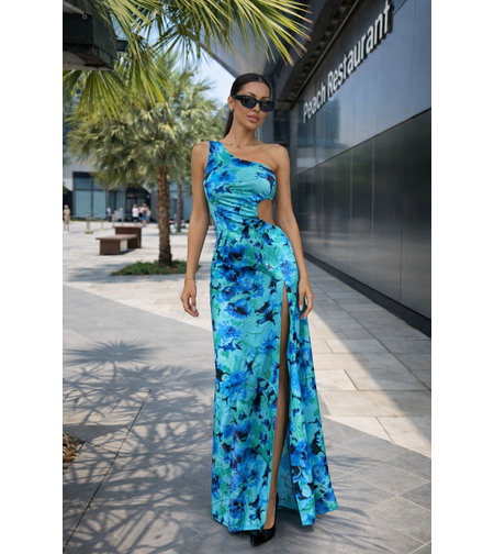 Тюркоазена лятна рокля OCEAN BREEZE