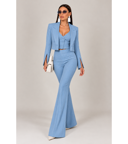 “ Sofia Pinstripe “ blue - сако, елек и панталон
