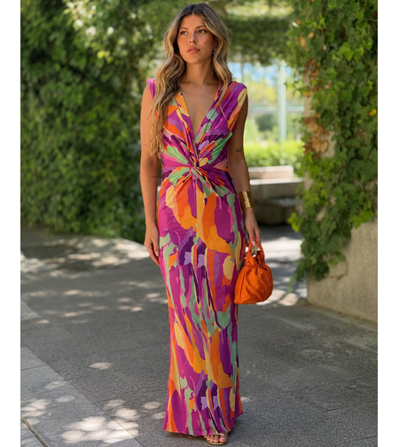 “ Sunset Mirage Maxi Dress” - дълга рокля