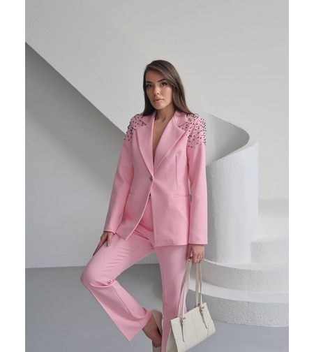 Elegance Power Suit Pink  - Сако и панталон
