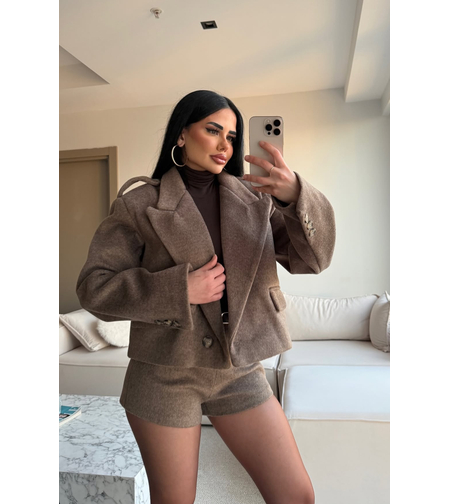 Milano Style Brown - Вълнено Сако и панталонки