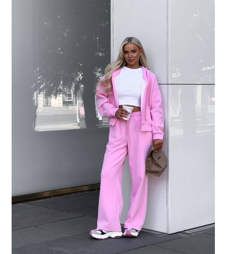 ROOV Pink Спортен широк екип от памук