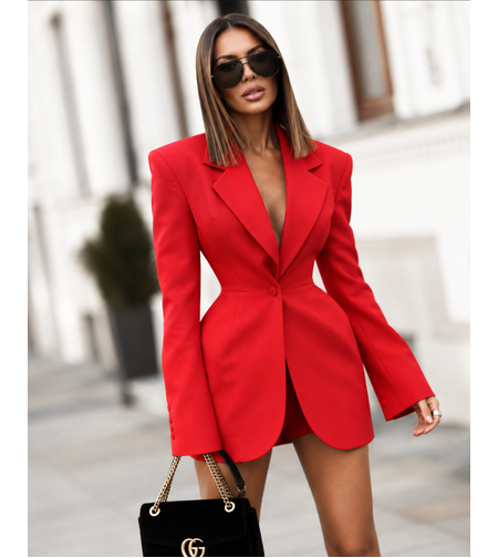“ Scarlet” Power Blazer Dress