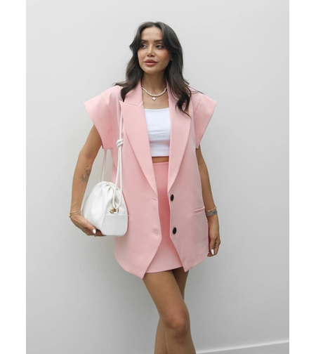 “Bold Elegance” – pink - Елегантен костюм