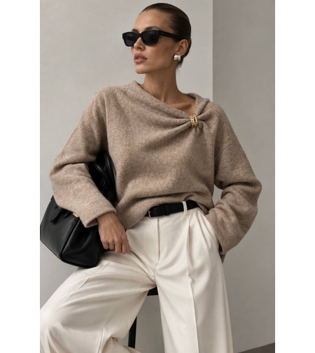 “ Elara Knit “ beige - пуловер