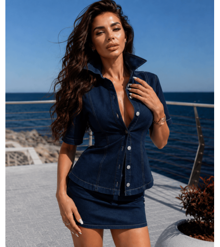 “ Denim Bianca Set “ blue - дънков сет