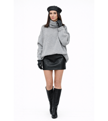 Winter Grace Grey– туника-рокля тип пуловер