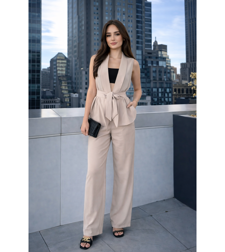 City Muse Ekru - Комплект от две части с колан