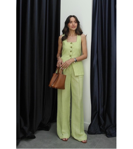 URBAN CHIC Комплект елек и панталон green