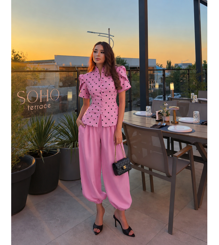 “ Pink Polka Chic” - Комплект