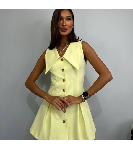 Luxe Dress в жълто