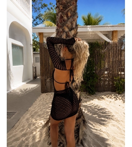 “Coco Beach” black - плажна рокля