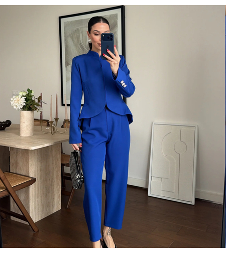 “ Royal Blue Elegance “  - костюм сако и панталон