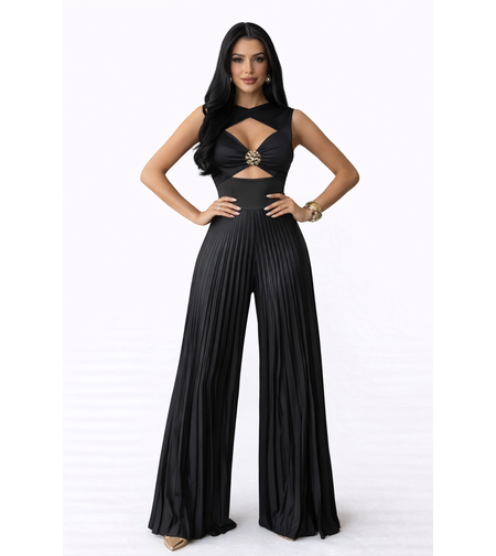 “Luxe Pleated” Black - Гащеризон