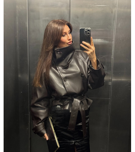 High Neck Commander – Кожено яке