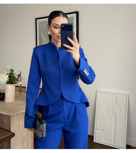 “Royal Blue Elegance” - костюм сако и панталон