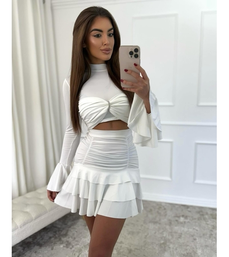 Дамски сет от две части – white