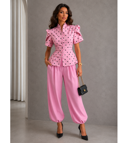 “ Pink Polka Chic” - Комплект