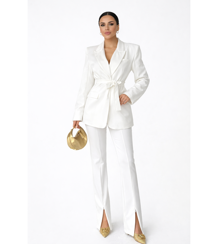 ROYAL EDGE white Елегантен официален костюм