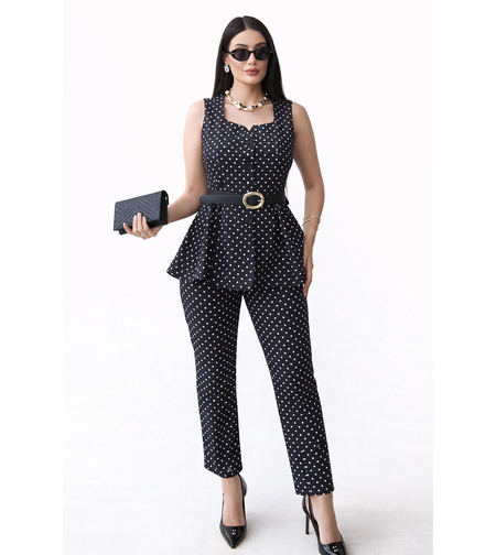 “Monaco” - Елегантен комплект на точки с колан