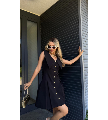 Luxe Dress в Черно