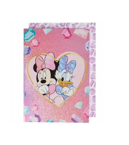 XXL ХОЛОГРАФСКА ПОДАРЪЧНА КАРТИЧКА  С ПЛИК С MIni Mouse, ФОРМАТ А4, ДЕТСКА, ДИСНИ