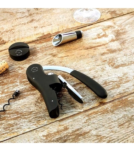 Комплект за вино L' Atelier Du Vin Sommelier set, 4бр, Oeno Collection, Черен