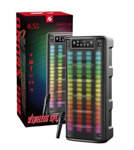 Караоке тонколона с Bluetooth KTS-1806 2х6,5'' и подарък микрофон