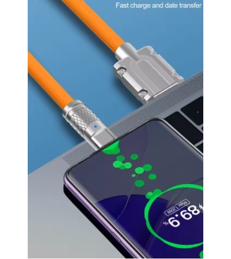 120W 6A Type-C бързо зареждане Micro USB зарядно устройство с течен силиконов кабел за iPhone 14 Samsung S6 S5 Xiaomi 13 зареждане на телефон USB C кабел