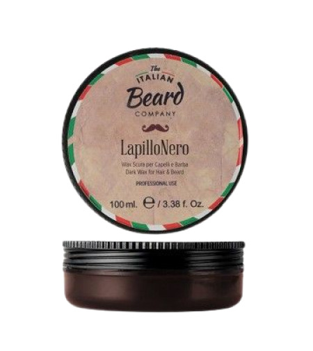 Fixing wax for gray hair/beard Lapillo Nero - 100 ml.